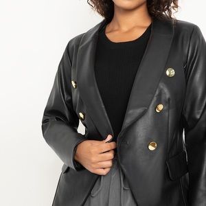 Leather Blazer